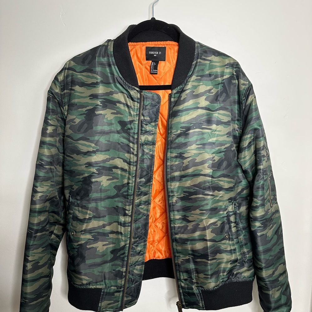 Rise Above Camouflage Bomber Jacket